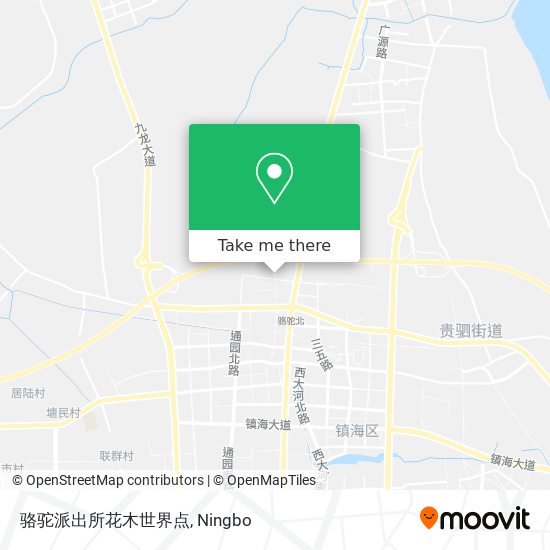 骆驼派出所花木世界点 map