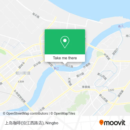 上岛咖啡(沿江西路店) map