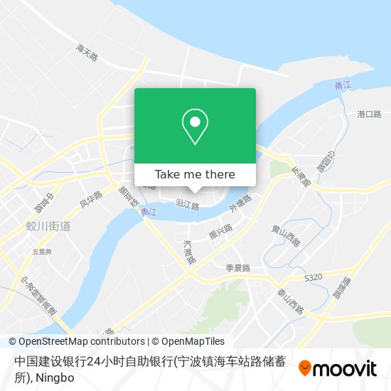 中国建设银行24小时自助银行(宁波镇海车站路储蓄所) map