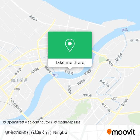 镇海农商银行(镇海支行) map