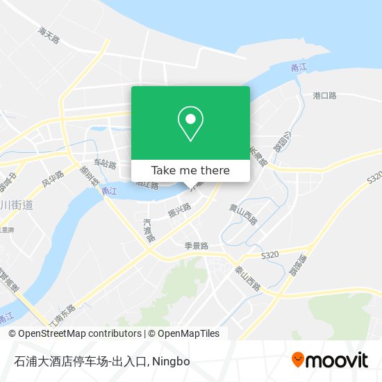 石浦大酒店停车场-出入口 map