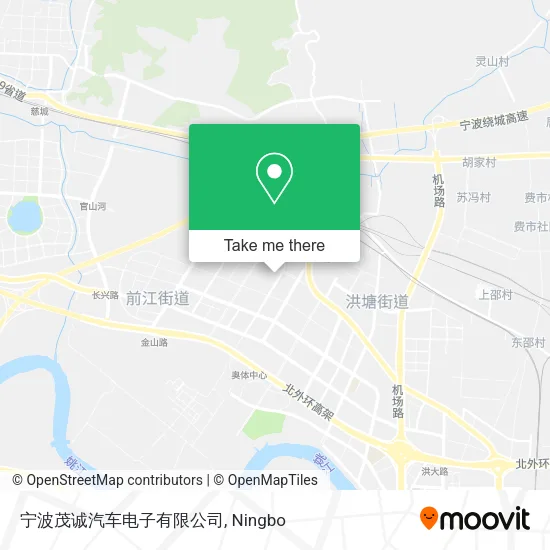 宁波茂诚汽车电子有限公司 map
