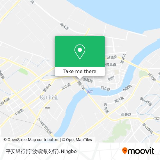 平安银行(宁波镇海支行) map