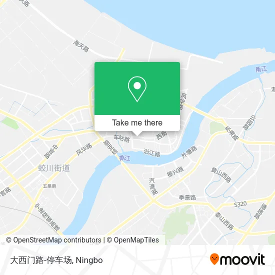 大西门路-停车场 map