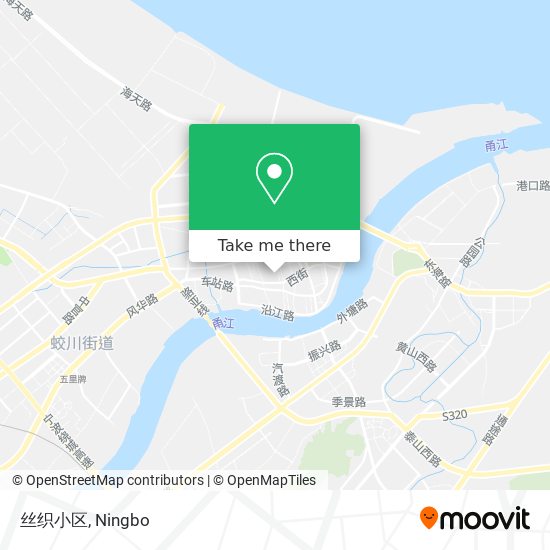 丝织小区 map