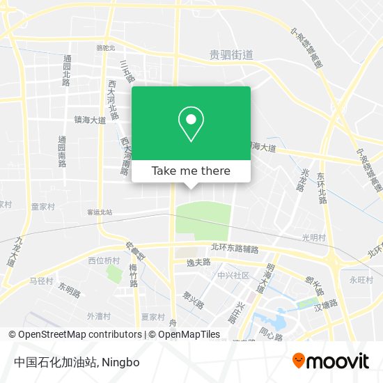 中国石化加油站 map