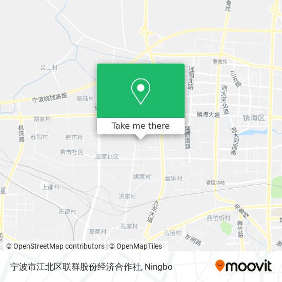 宁波市江北区联群股份经济合作社 map