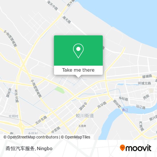 甬恒汽车服务 map