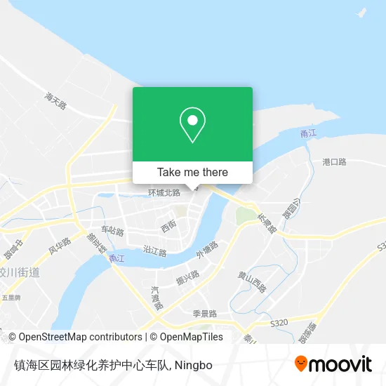 镇海区园林绿化养护中心车队 map