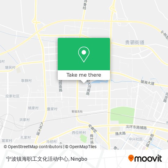 宁波镇海职工文化活动中心 map