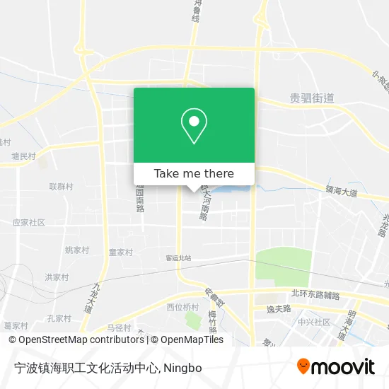 宁波镇海职工文化活动中心 map