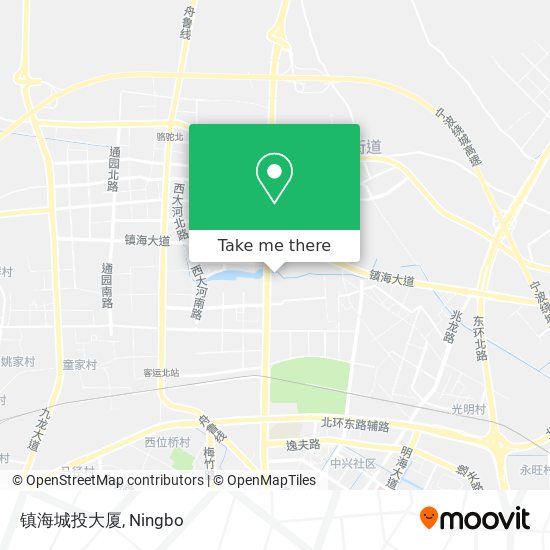 镇海城投大厦 map