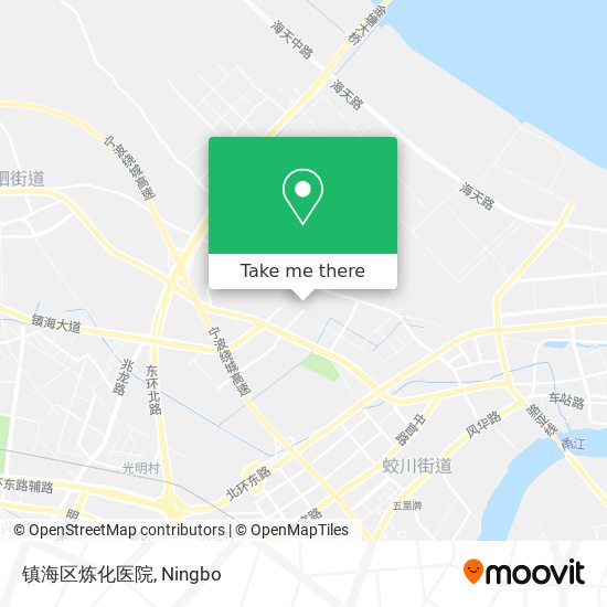 镇海区炼化医院 map