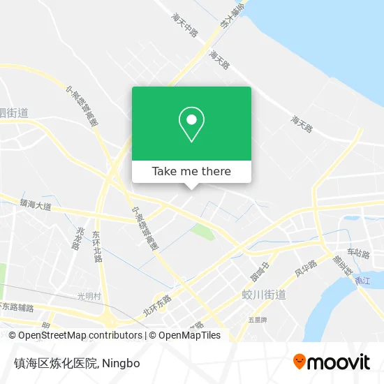 镇海区炼化医院 map