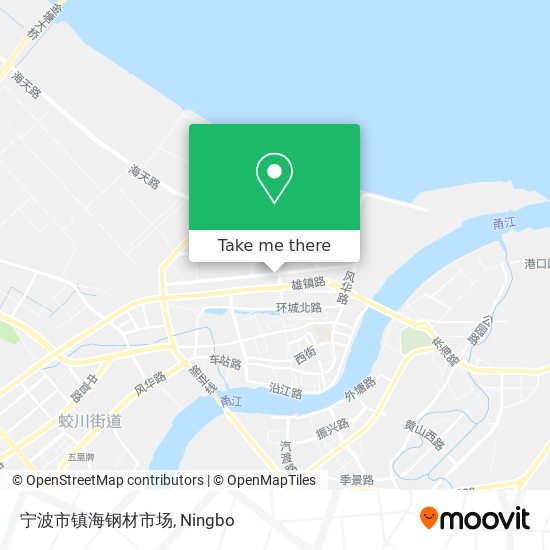 宁波市镇海钢材市场 map