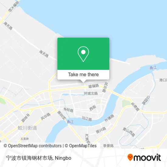 宁波市镇海钢材市场 map