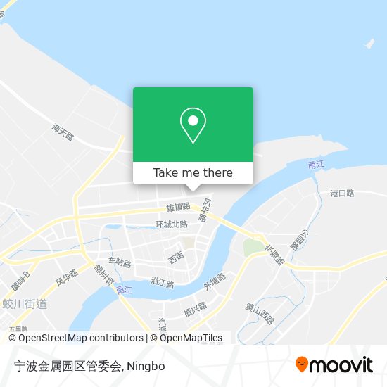 宁波金属园区管委会 map