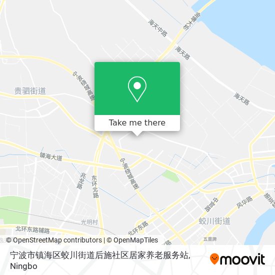 宁波市镇海区蛟川街道后施社区居家养老服务站 map