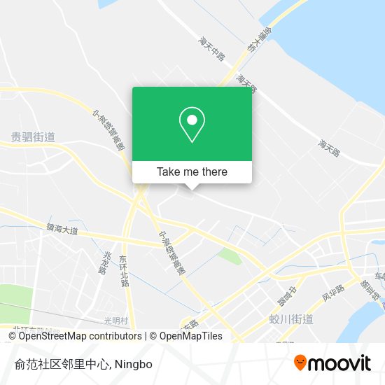 俞范社区邻里中心 map