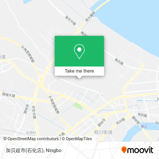 加贝超市(石化店) map