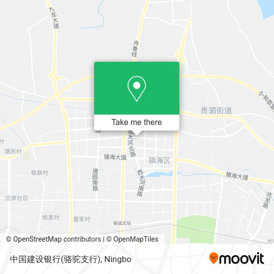 中国建设银行(骆驼支行) map