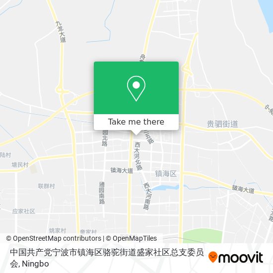 中国共产党宁波市镇海区骆驼街道盛家社区总支委员会 map