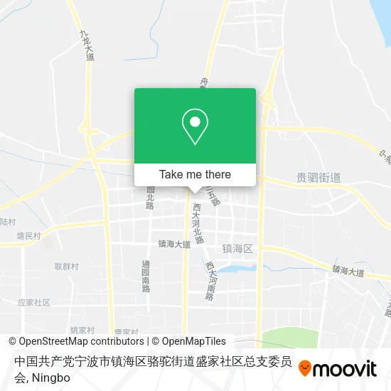 中国共产党宁波市镇海区骆驼街道盛家社区总支委员会 map