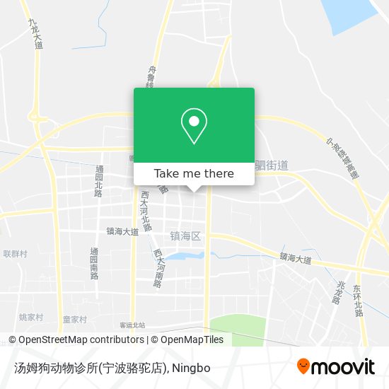 汤姆狗动物诊所(宁波骆驼店) map