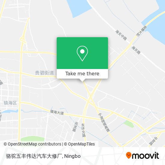 骆驼五丰伟达汽车大修厂 map