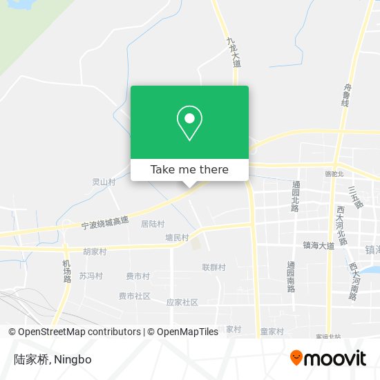 陆家桥 map