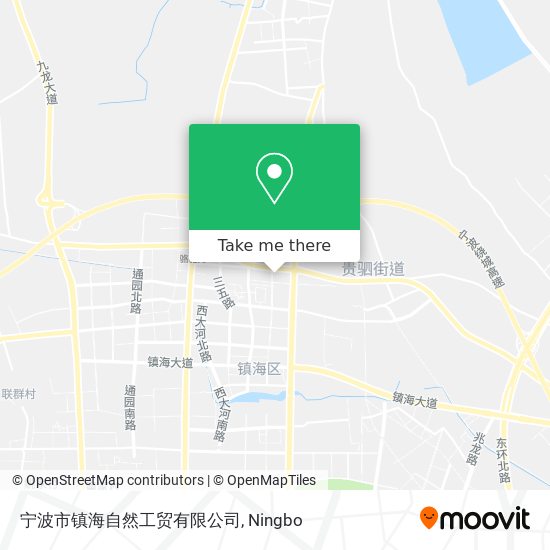 宁波市镇海自然工贸有限公司 map