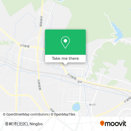 香树湾(北区) map