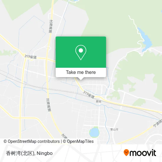 香树湾(北区) map