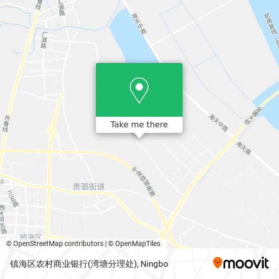 镇海区农村商业银行(湾塘分理处) map
