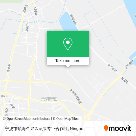 宁波市镇海金果园蔬果专业合作社 map