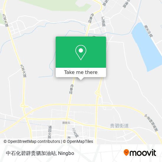 中石化碧辟贵驷加油站 map