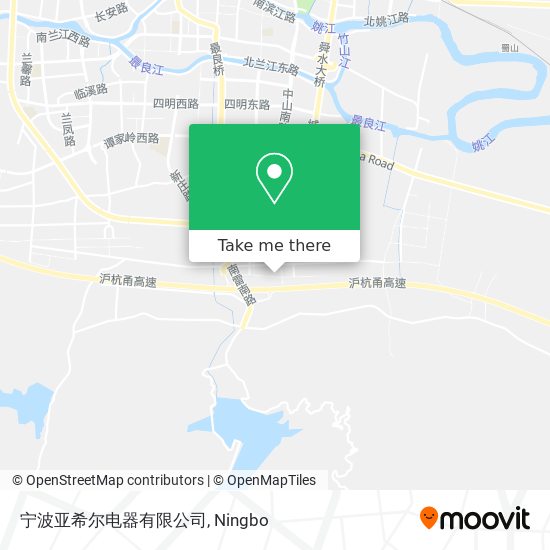 宁波亚希尔电器有限公司 map