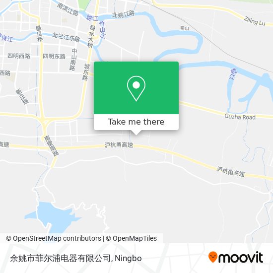 余姚市菲尔浦电器有限公司 map