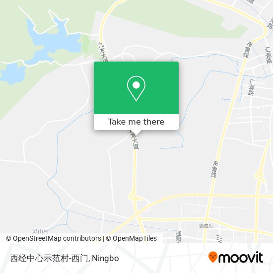 西经中心示范村-西门 map