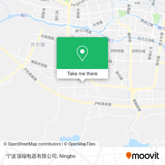 宁波顶端电器有限公司 map