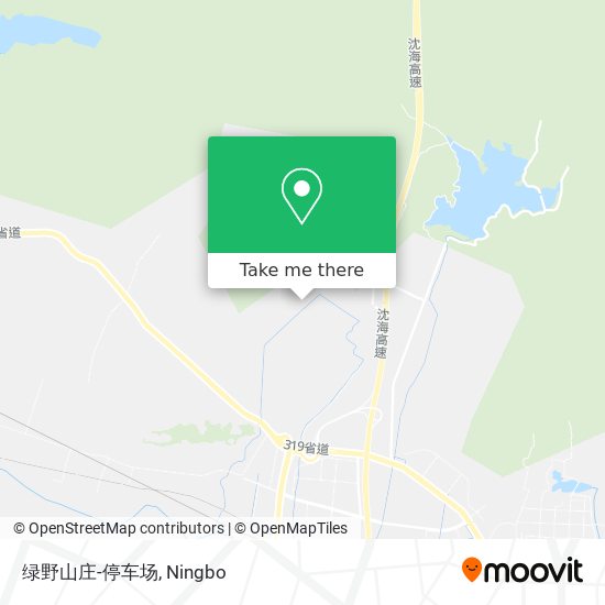 绿野山庄-停车场 map