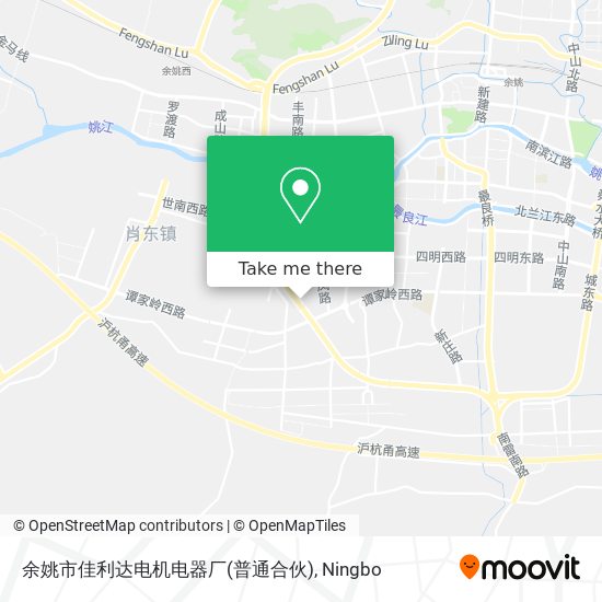 余姚市佳利达电机电器厂(普通合伙) map
