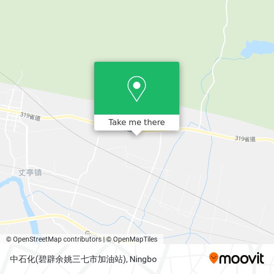 中石化(碧辟余姚三七市加油站) map