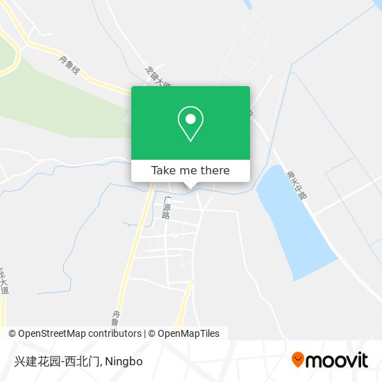 兴建花园-西北门 map