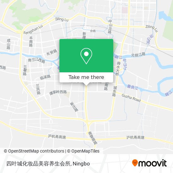 四叶城化妆品美容养生会所 map