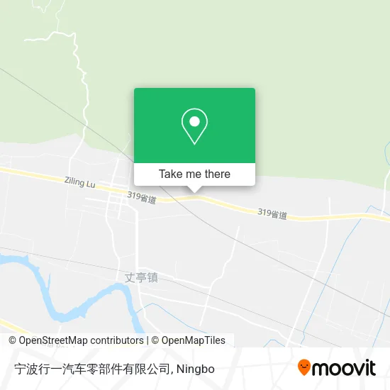 宁波行一汽车零部件有限公司 map