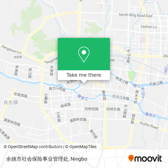 余姚市社会保险事业管理处 map
