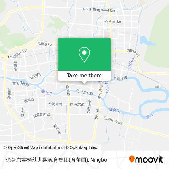 余姚市实验幼儿园教育集团(育蕾园) map