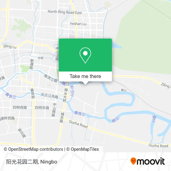 阳光花园二期 map