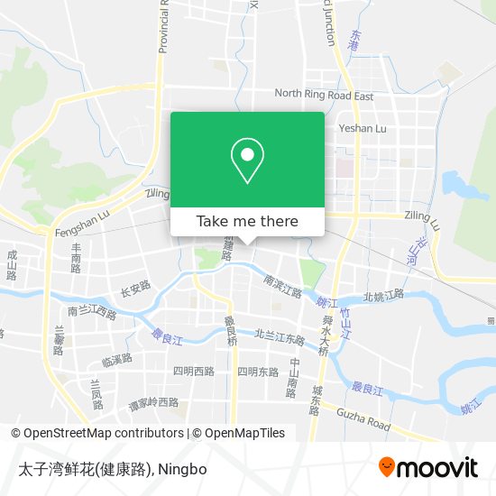 太子湾鲜花(健康路) map